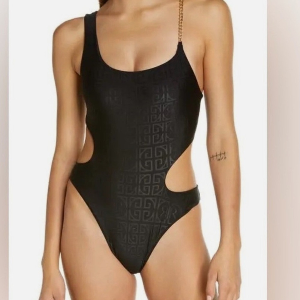 Black One-Piece Swimsuit